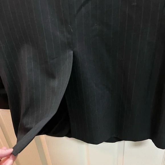BROOKS 346 Charcoal Stripe Suit Jacket and Pants!